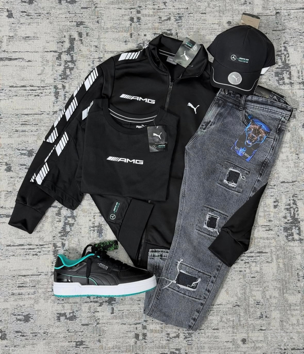 Kit Completo Mercedes AMG Pma 5 Peças