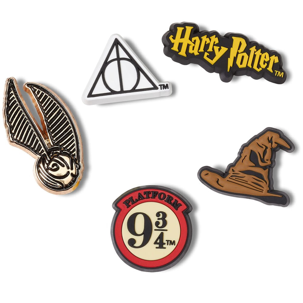 Jibbitz™ Símbolos Harry Potter Pack com 5 Peças