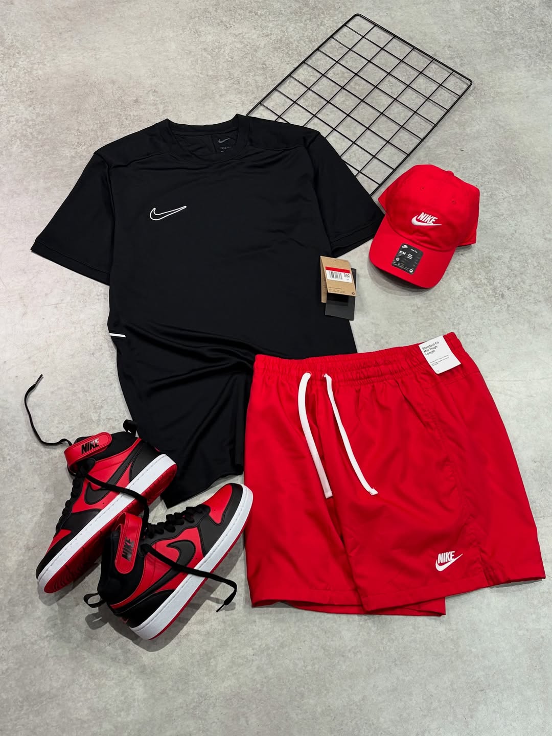 Kit Completo NK 2025 com Conjunto e Tênis Borough Mid