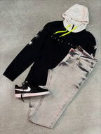 Kit NK Completo com Jeans e Tênis Court Vision