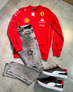 Kit Completo Pma Ferrari Scuderia com Jeans e Caven Ferrari