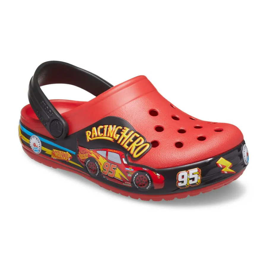 Sandália FunLab Cars Lights Band Clog Infantil FLAME