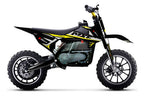 Mini Moto Cross Infantil Ferinha Elétrica Mxf 500w Amarela