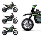 Mini Moto Cross Infantil Ferinha Elétrica Mxf 500w Amarela