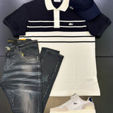 Kit Lcst com Polo, Calça Jeans, Tênis e Boné