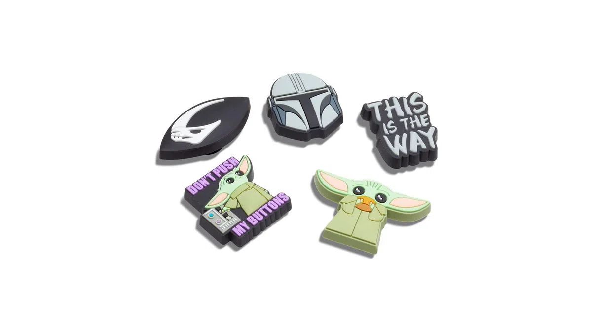 Jibbitz™ The Mandalorian Disney Pack com 5 unidades
