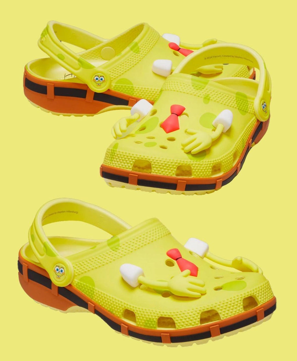 Sandália Classic Clog Edição Bob Esponja
